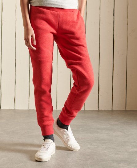 Superdry Vrouwen Vintage Logo Geborduurde Joggingbroek Rood