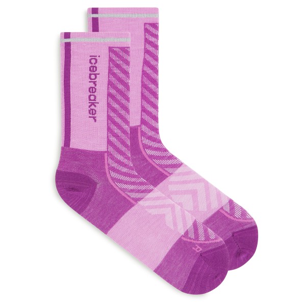 Icebreaker  Women's Merino Run+ Ultralight Crew - Hardloopsokken, roze
