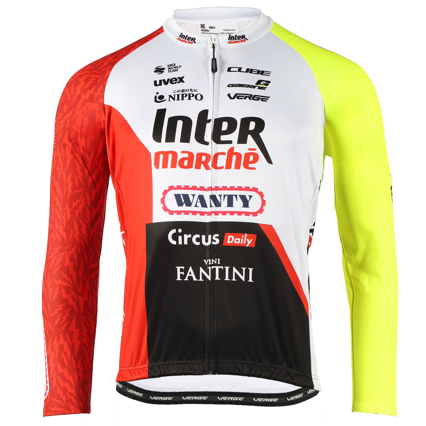 Verge Sport INTERMARCHÉ-WANTY 2025 fietsshirt met lange mouwen, voor heren