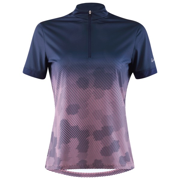 Löffler  Women's Bike Shirt Half-Zip Maja - Fietsshirt, blauw