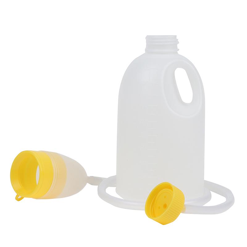 Shining star 2 1700 ml draagbare thuis-ziekenhuis-mannelijke urinefles-urinecollector-opslag met pijp