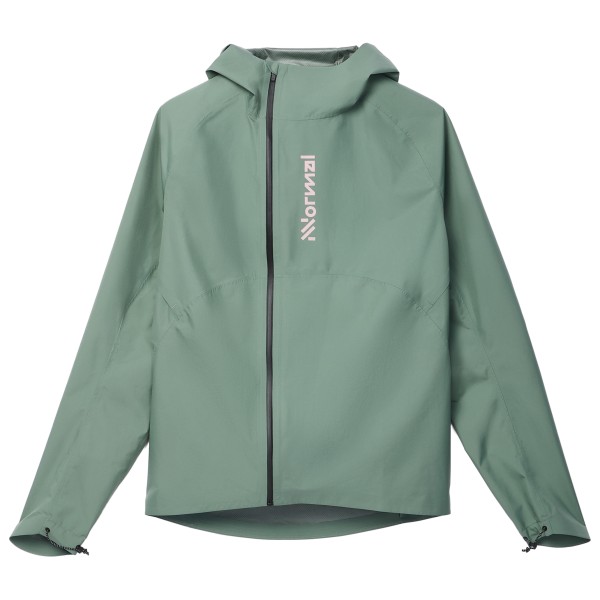 NNormal  Women's Trail Rain Jacket - Hardloopjack, groen/turkoois