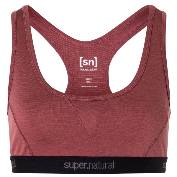 Super.Natural  Women's Tundra 220 Semplice Bra - Sportbeha, rood