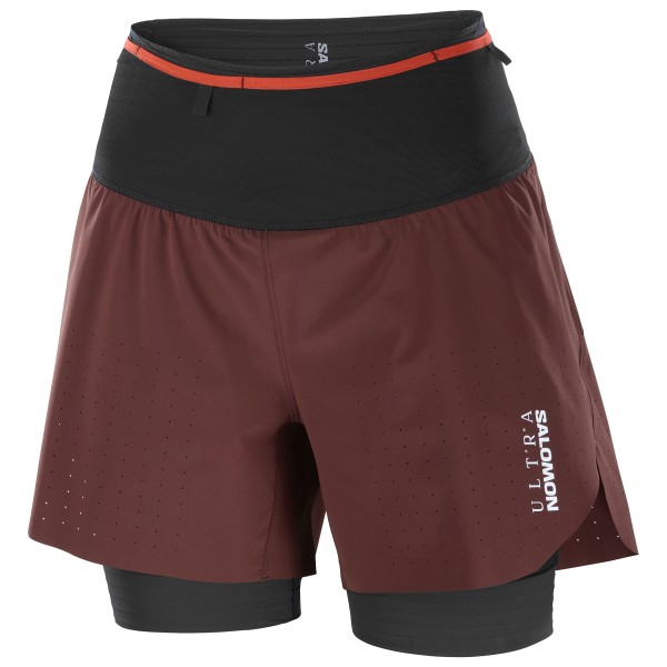 Salomon  Women's S/Lab  Ultra 2in1 - Hardloopshort, bruin
