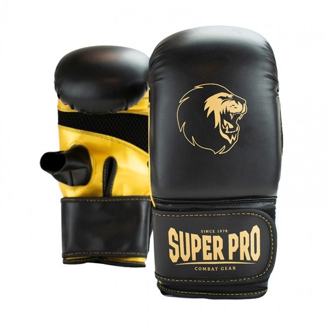 Super Pro Combat Gear Victor Bokszakhandschoenen - Zwart / Goud