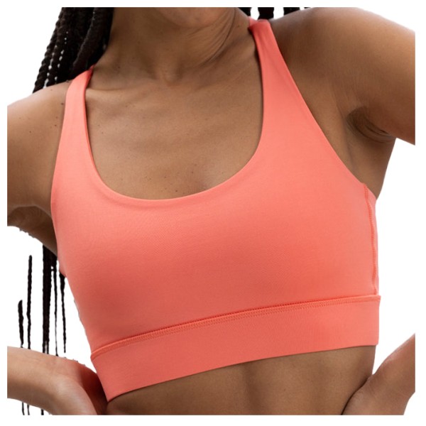 Hey Honey  Women's Criss-Cross Bra - Sportbeha, bruin/rood