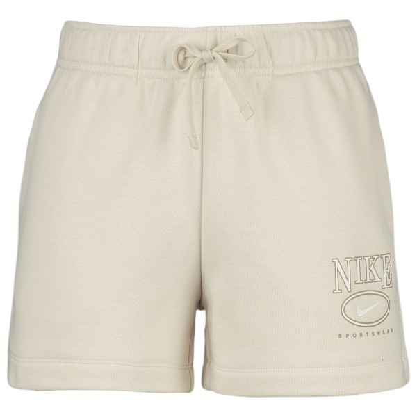 Nike  Women's Club Fleece Mid-Rise 4 Graphic Shorts - Hardloopshort, lt orewood brn