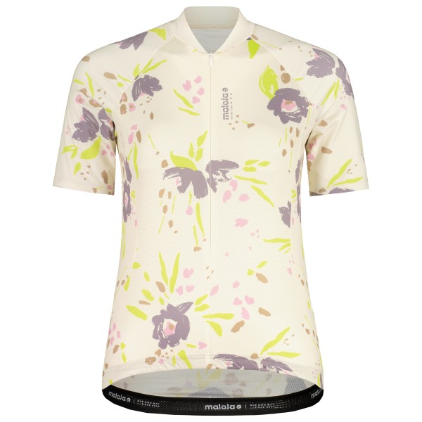Maloja  Women's VilsaM. AOP 1/2 - Fietsshirt, wit