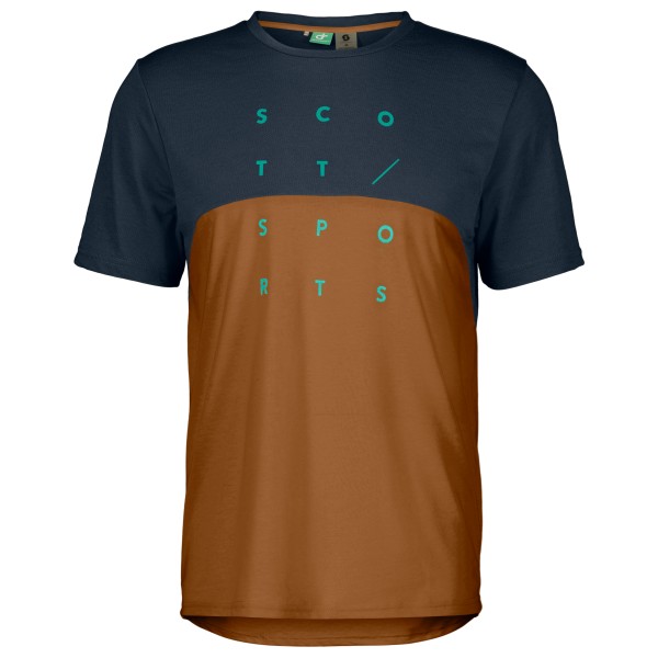 Scott  Trail Flow Dri S/S - Fietsshirt, bruin