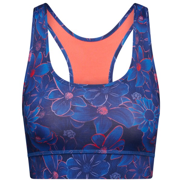 Hey Honey  Women's Bra Flower Daze - Sportbeha, blauw