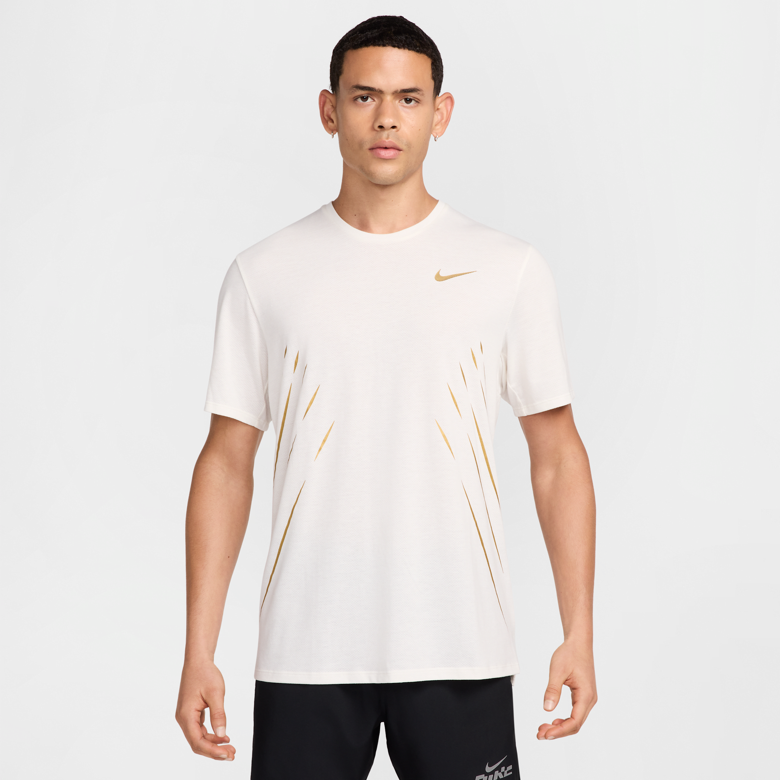 Nike x Jakob Dri-FIT hardlooptop met korte mouwen voor heren - Wit