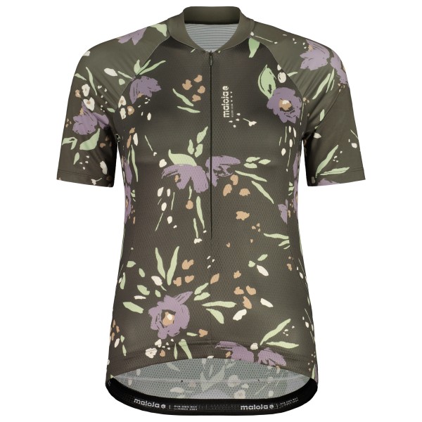 Maloja  Women's VilsaM. AOP 1/2 - Fietsshirt, bruin