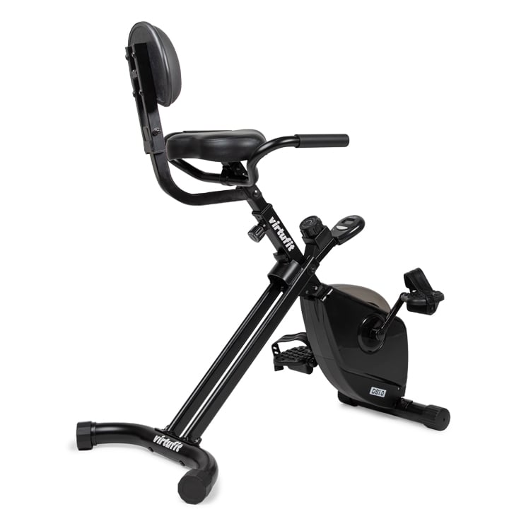 VirtuFit DB100 Opvouwbare Deskbike met Rugleuning - Bureaufiets met Computer - Gratis trainingsschema