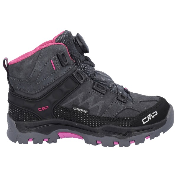 CMP  Kid's Kiruna Mid Fitgo Trekking Shoes WP - Wandelschoenen, zwart