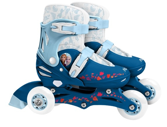Disney Frozen II Inline Skates Hardboot Wit/Blauw 