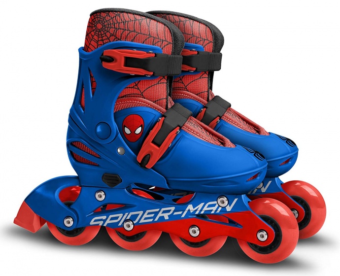 Marvel Spider Man Inline Skates Hardboot Rood/Blauw 