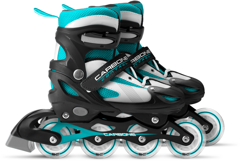 Skids Control Carbone Inline Skates Semi softboot Verstelbaar Zwart 