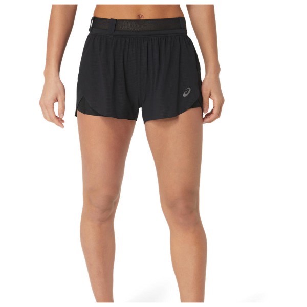 ASICS  Women's Metarun Split Short - Hardloopshort, zwart