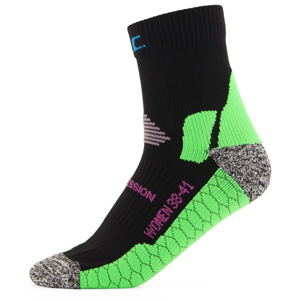 P.A.C.  Women's RN 6.0 Running Pro Mid Compression - Compressiesokken, zwart