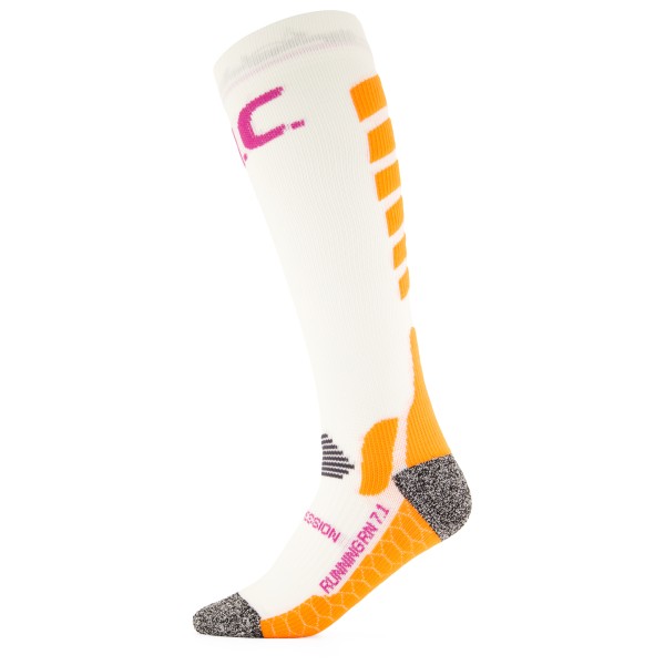 P.A.C.  Women's RN 7.1 Running Pro Compression - Compressiesokken, wit