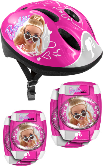 Mattel skatebescherming 5-delig 50-56 cm roze/wit