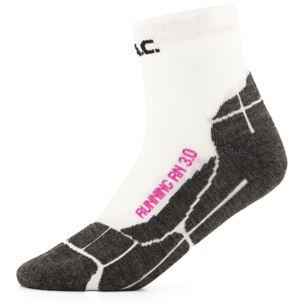 P.A.C.  Women's RN 3.0 Running Light - Hardloopsokken, wit