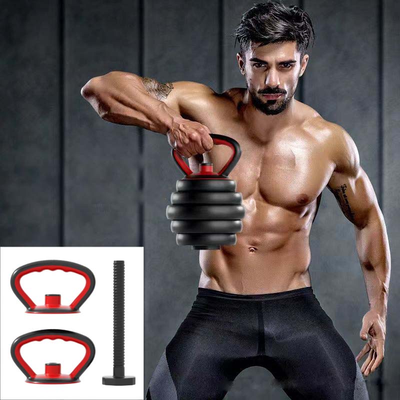 Sporthome Kettlebell Handvat Gewicht Grip Halter Push up Kettlebell Grip Fitness Verstelbare Kettlebell Bar voor Sport Training Gym Arm Kracht Gewicht Grip Rodx1