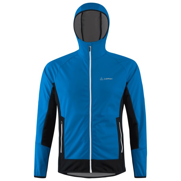 Löffler  Hooded Jacket Norder Windstopper Light - Langlaufjas, blauw