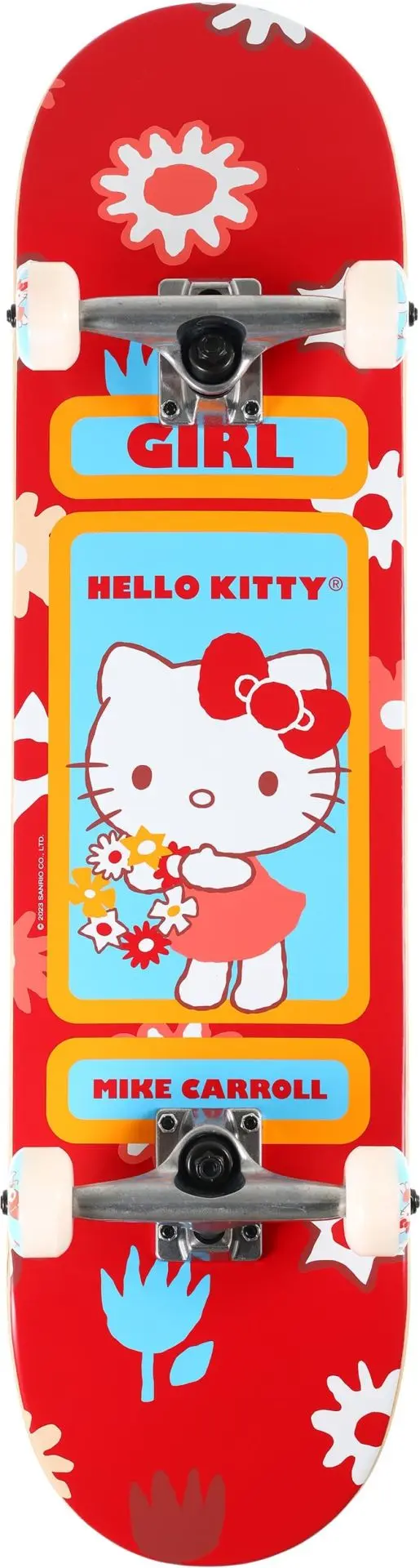 Girl Carroll Hello Kitty 7.75 - Skateboard Complete