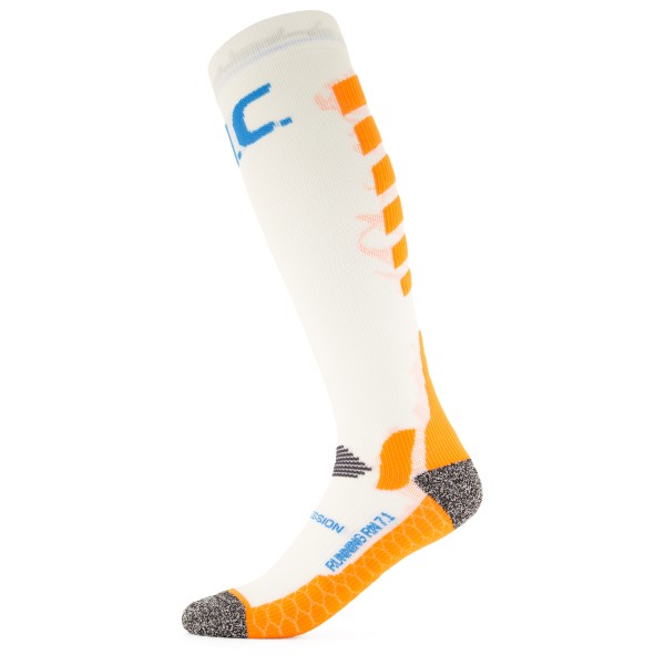 P.A.C.  RN 7.1 Running Pro Compression - Compressiesokken, wit