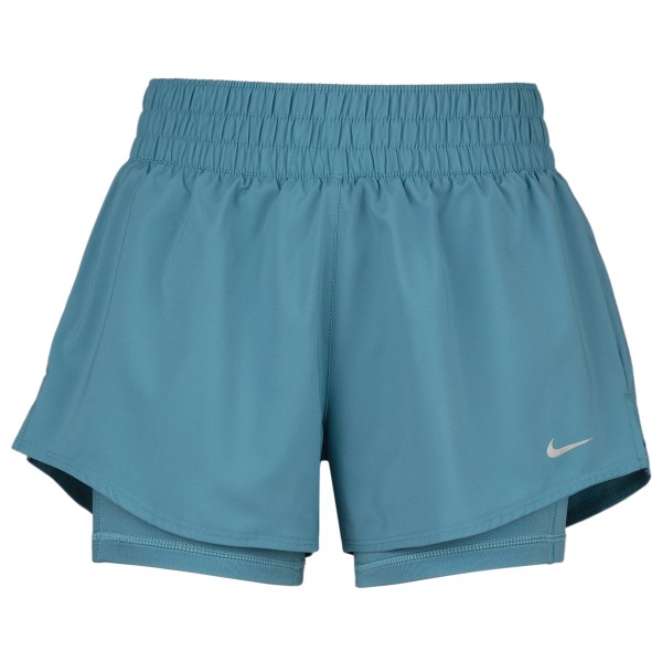 Nike  Women's One Dri-Fit Mid-Rise - Hardloopshort, turkoois