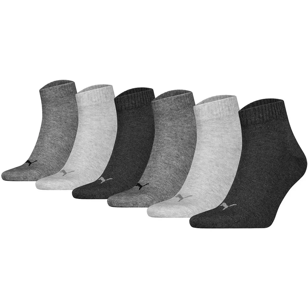 PUMA Korte sokken  UNISEX QUARTER PLAIN 6P ECOM (Set van 6)