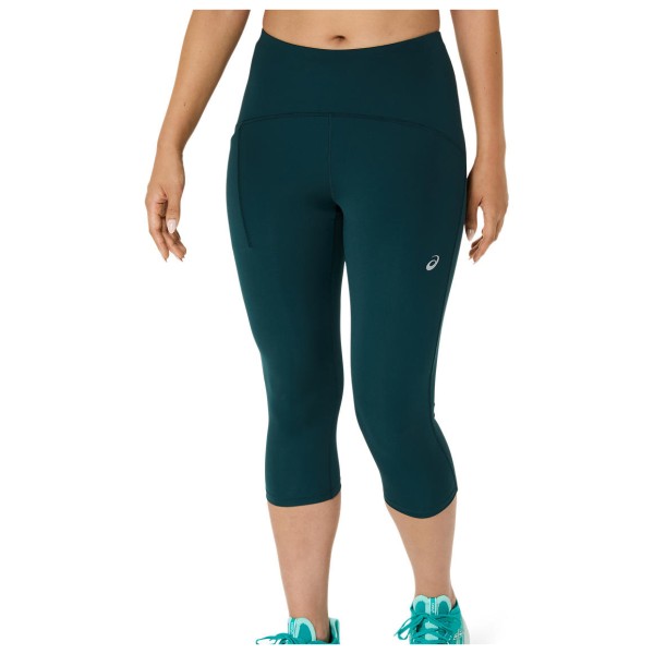 ASICS  Women's Road High Waist Capri Tight - Hardlooplegging, blauw