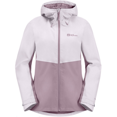 Jack Wolfskin Functioneel jack WEILTAL 2L JKT W Capuchon: vast verbonden met de jas