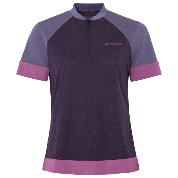 Vaude  Women's Altissimo Q-Zip Shirt - Fietsshirt, blauw/grijs