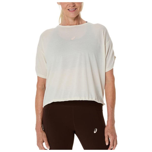 ASICS  Women's Nagino Run Adjustable S/S Top - Hardloopshirt, grijs
