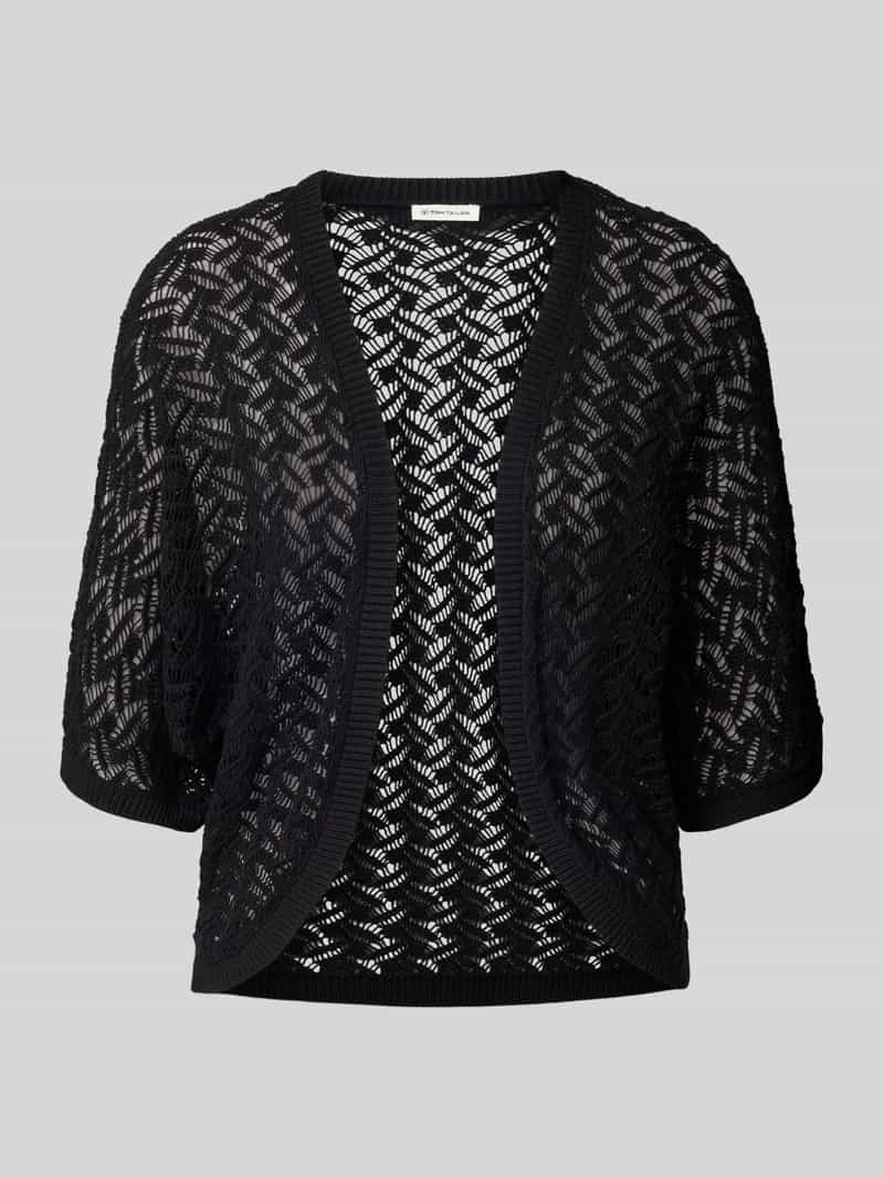 Tom Tailor Loose fit bolero-cardigan van puur katoen