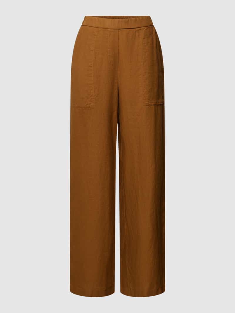 Marc O'Polo Linnen broek met siernaden