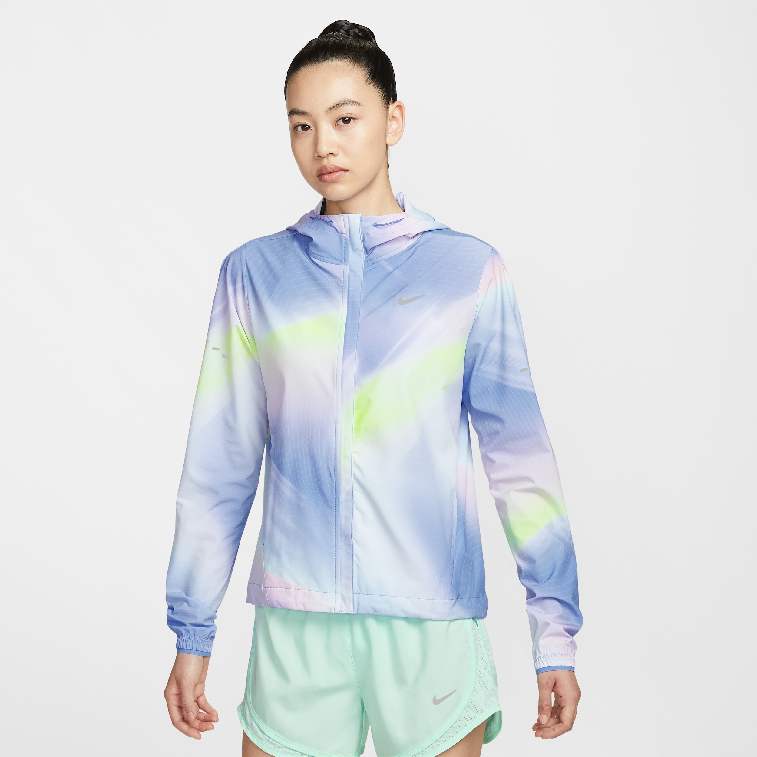 Nike Swift Repel hardloopjack voor dames - Blauw