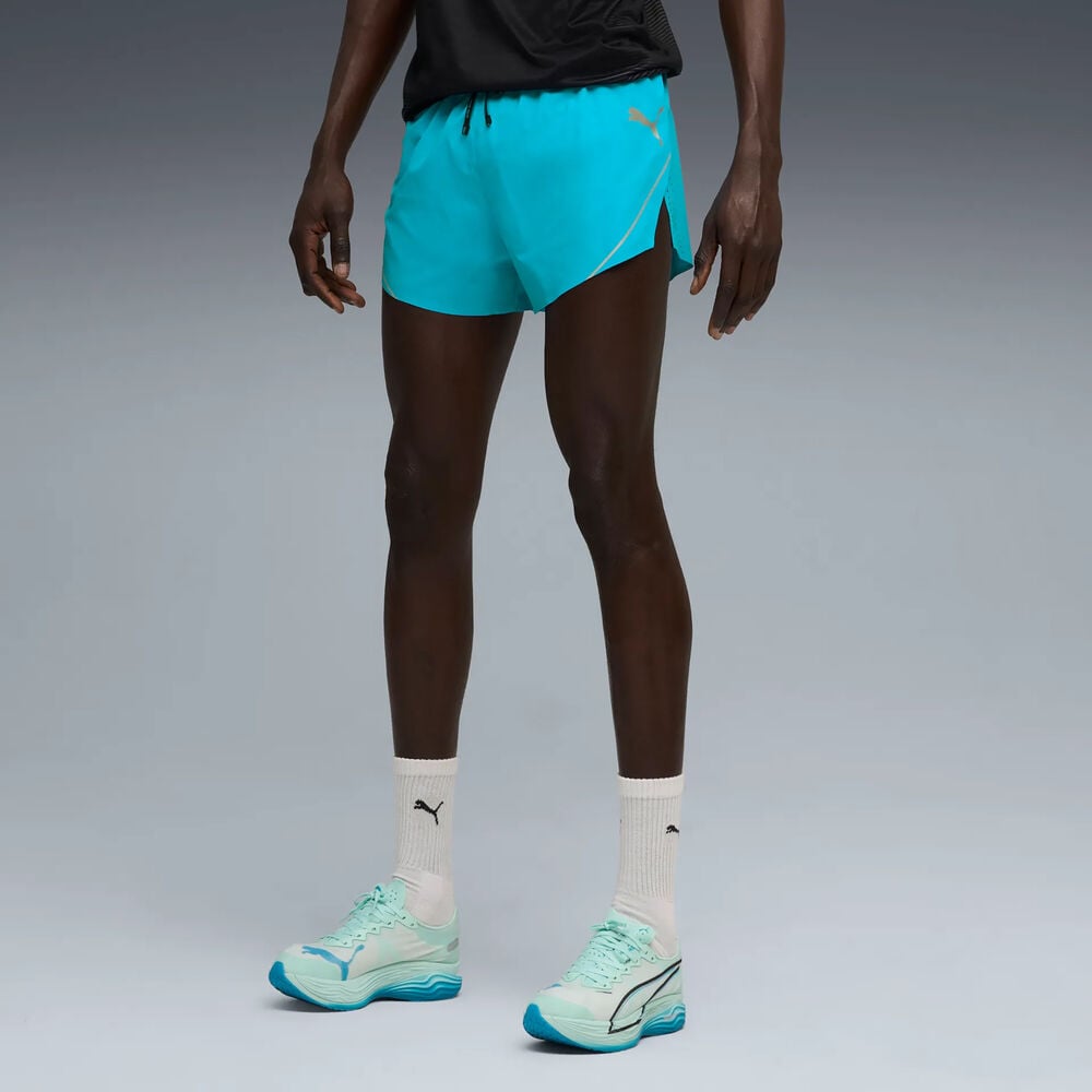 Puma Raceday Ultraweave 3in Split Hardloopshorts Heren