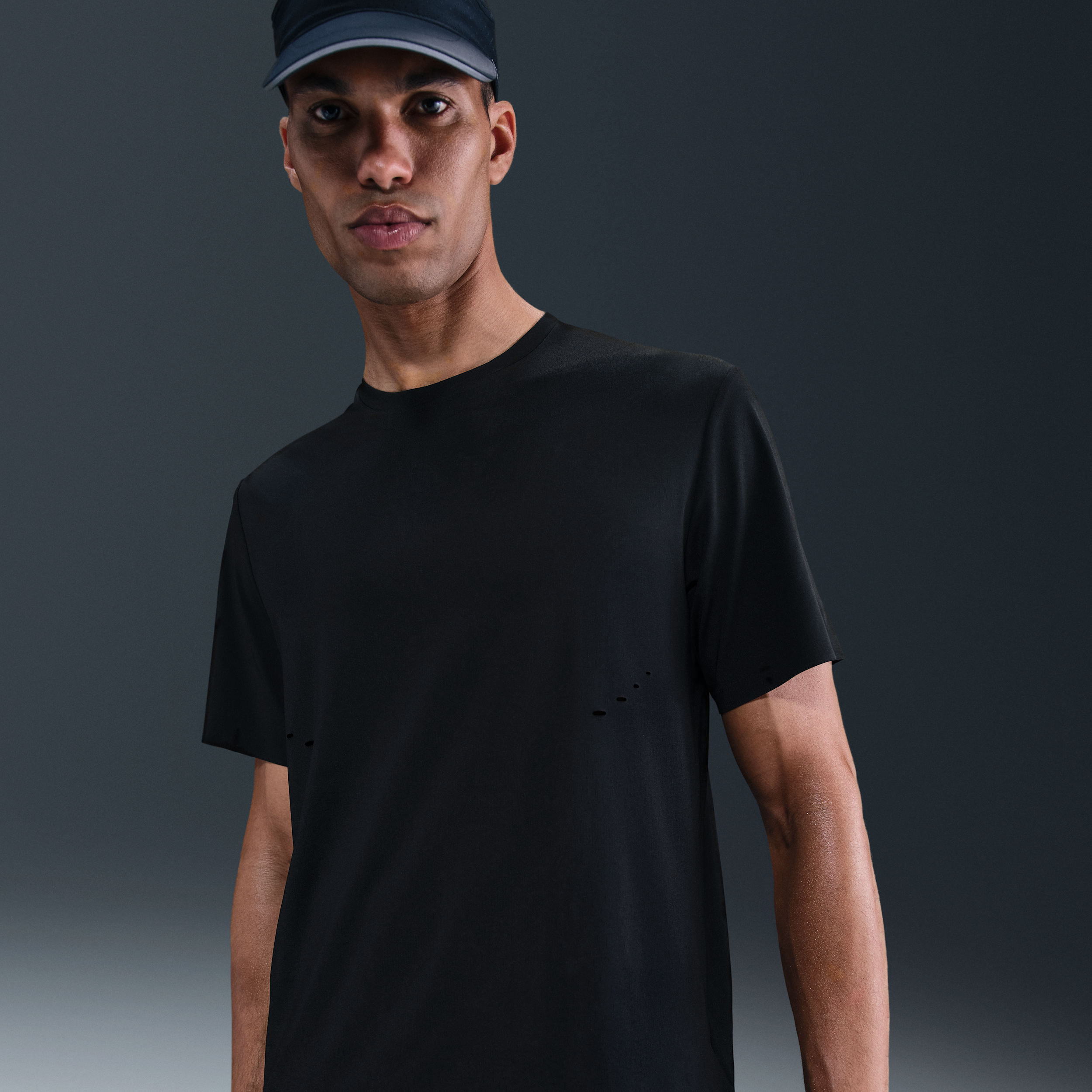 Nike Run Dri-FIT ADV hardlooptop met korte mouwen voor heren - Zwart