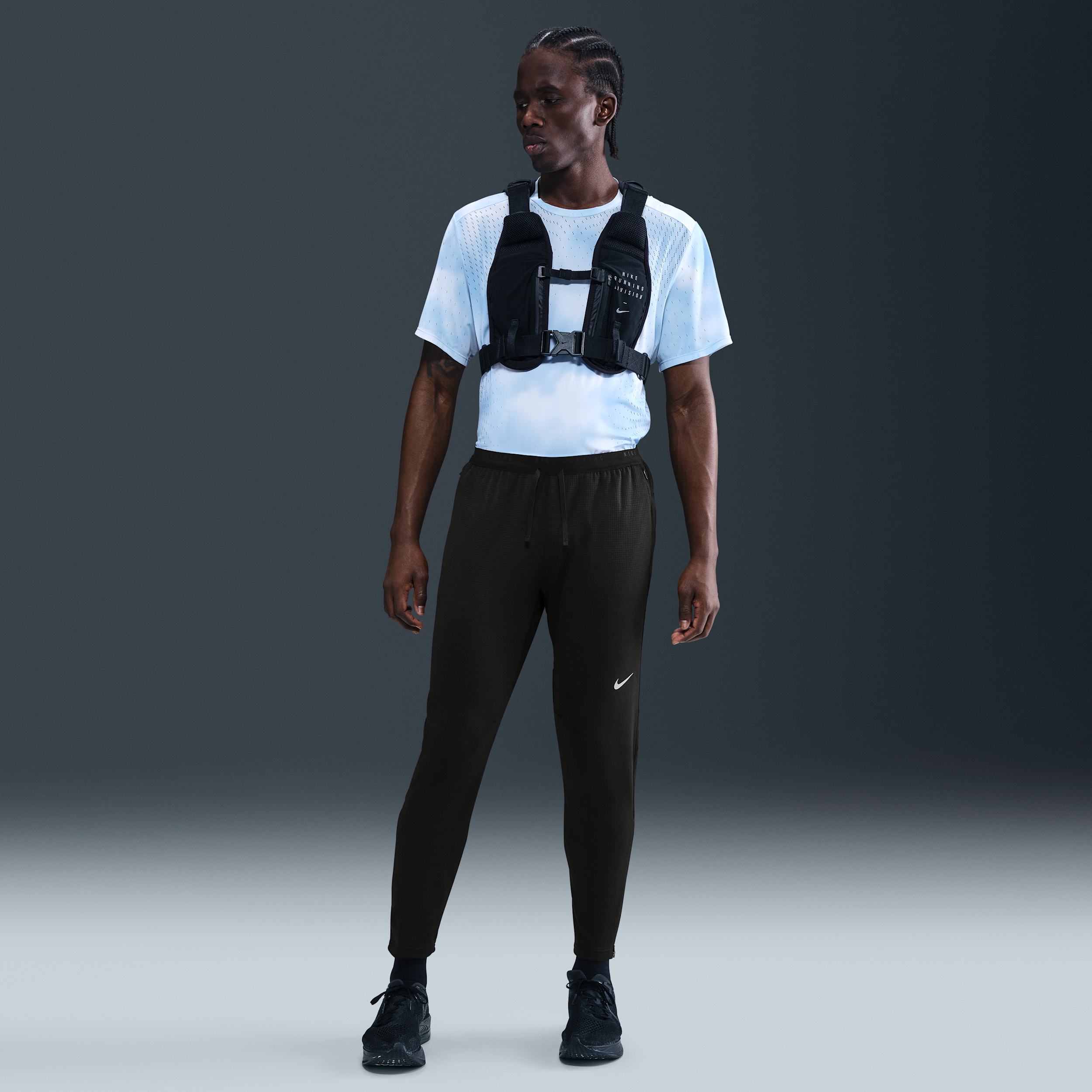 Nike Stride Dri-FIT knit hardloopbroek voor heren - Zwart