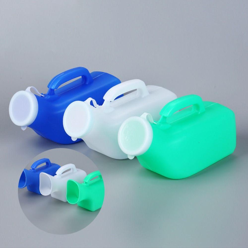Ynxuanh with Lid Night Pot Thick Women's Toilet Portable Men's Urinal  Adult 1000ML-Blue