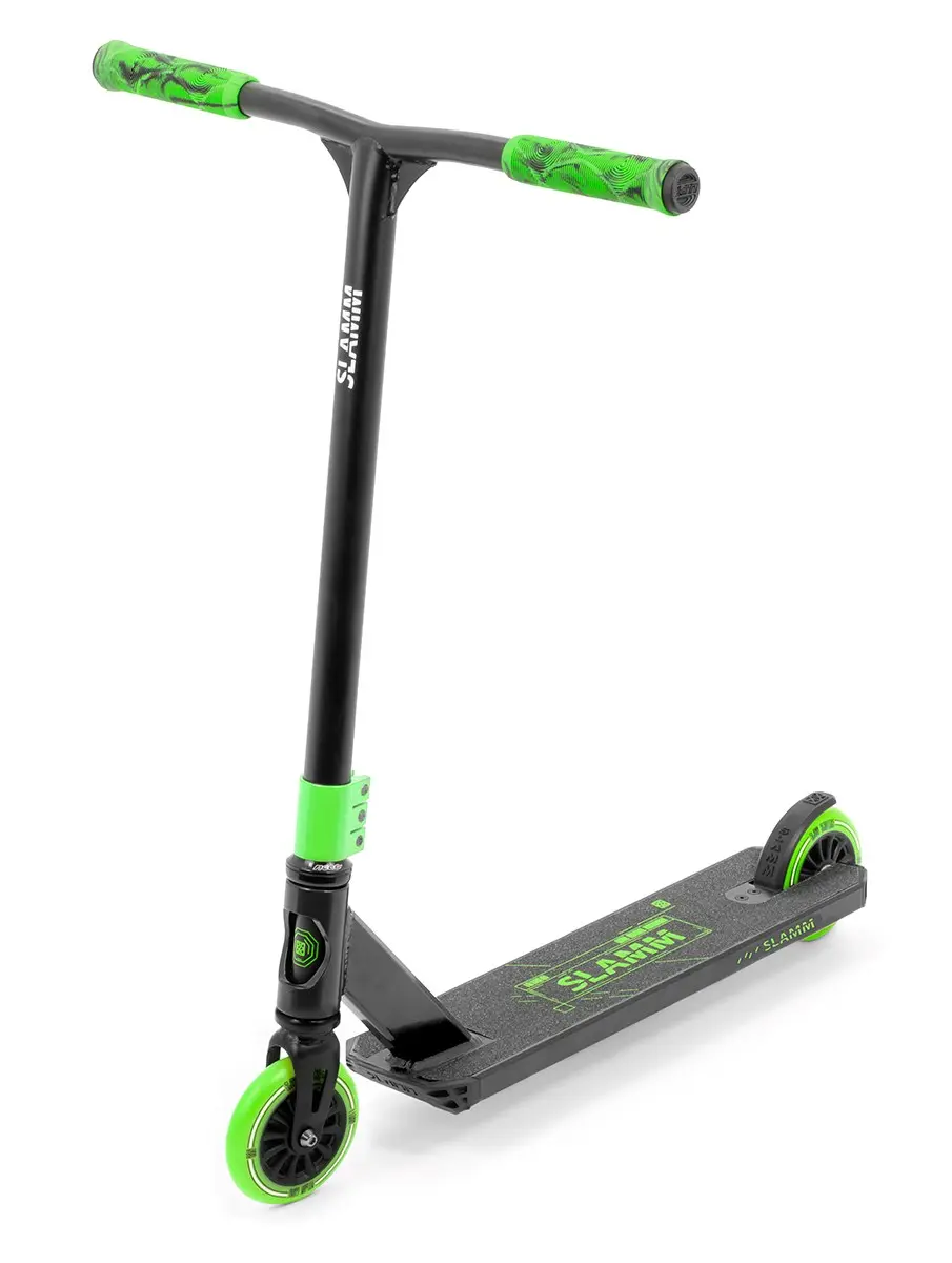 Slamm Classic Mini Green - Stuntstep Complete