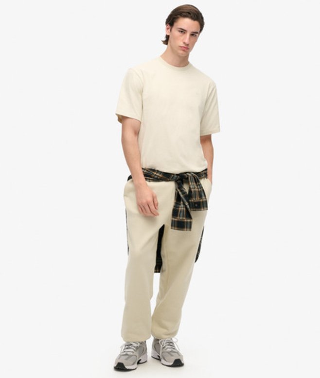 Superdry Blank Oversized Joggingbroek Light Grey