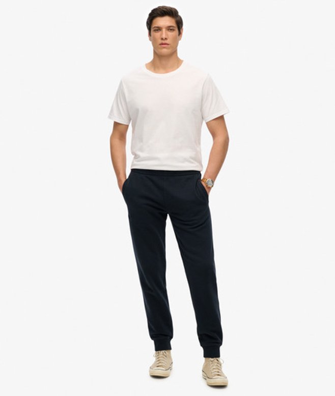 Superdry Essential Joggingbroek met Logo Blauw