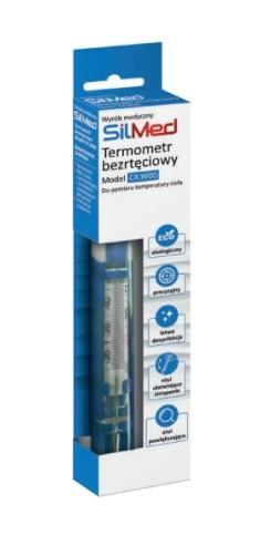 MANADA - Beauty SilMed, Termometr bezrtęciowy CR.W00 1 sztuka - Długi termin ważności!