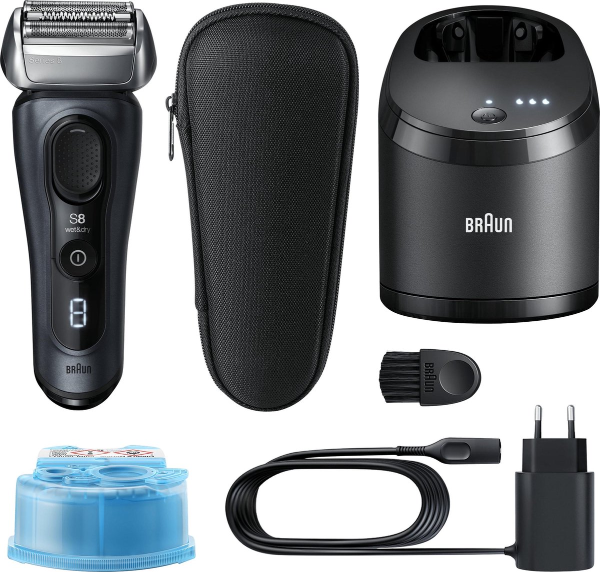 Braun Series 8 8453cc - Elektrisch Scheerapparaat met Reinigingsstation