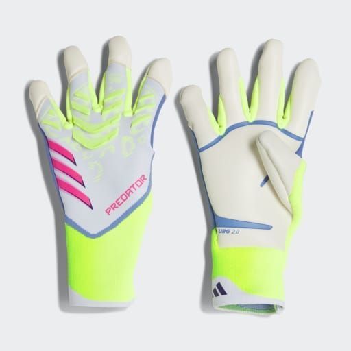 Adidas Keepershandschoenen Predator Pro Hybrid Celestial Victory - Wit/Lucid Lemon/Lucid Pink