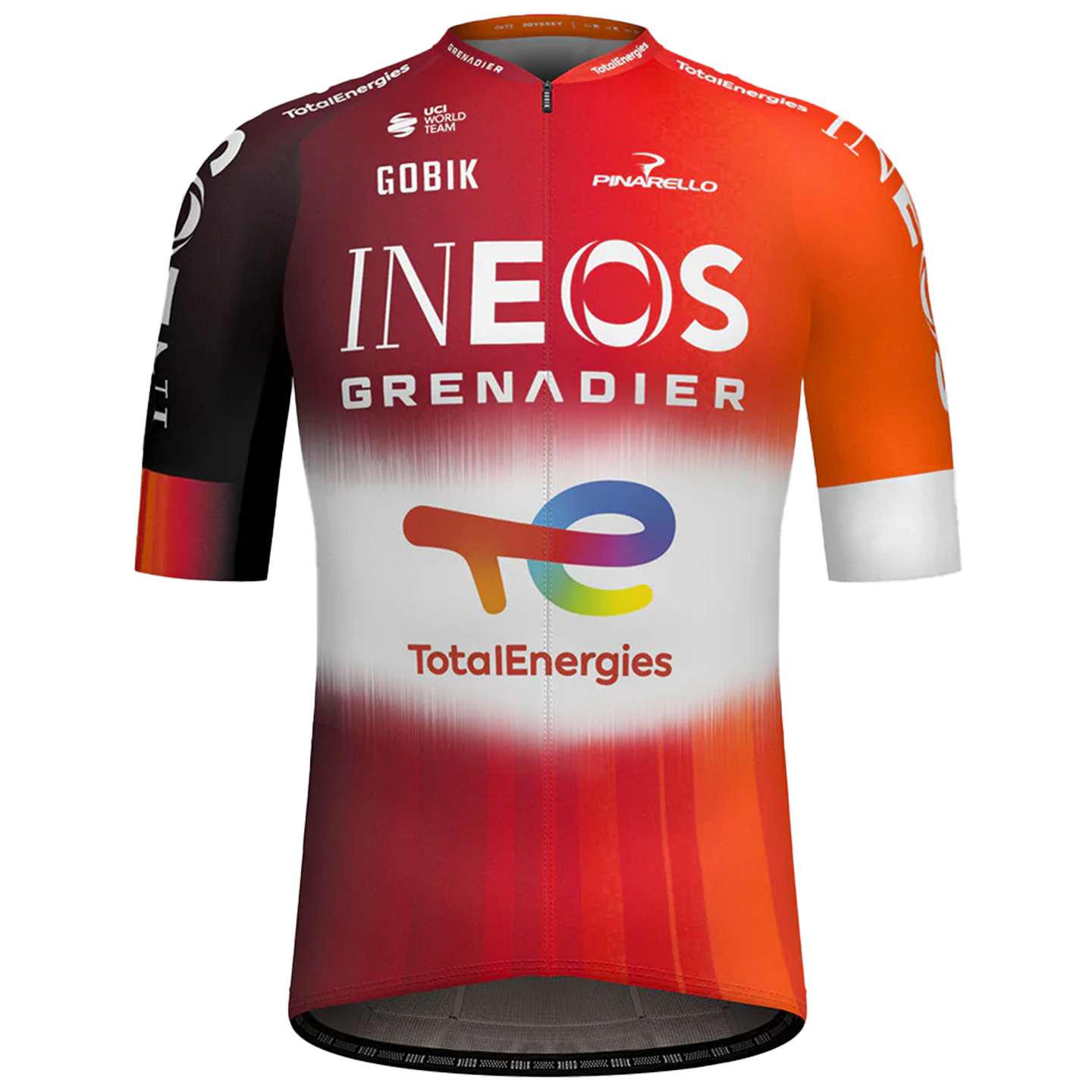 Gobik INEOS GRENADIERS Tour de France 2025 fietsshirt met korte mouwen, voor heren,